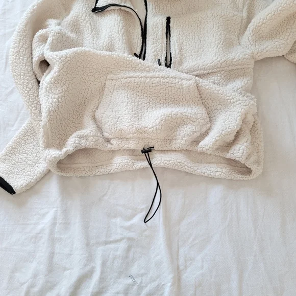 DONATED No Boundaries White Fleece Quarter Zip Shirt - Picture 4 of 8